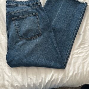 Old Navy Extra High Waisted Sky-Hi wide leg jeans